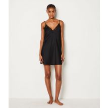 Nuisette courte satinée - FEELING - XS - Noir - Etam