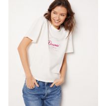 T-shirt 'dreaming' en coton - RIO - XL - Ecru - Etam