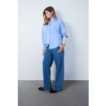 Gestreepte blouse - PAUL RAY - S - Bleu Ciel - Etam