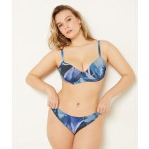 Culotte bikini bas de maillot pailleté - HONEYMOON - 36 - Bleu Moyen - Etam