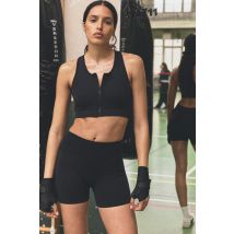 Liftende bikershort - PI - S - Zwart - Etam