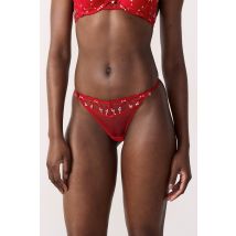 String van geborduurde tule - CONQUETE - 40 - Rood - Etam