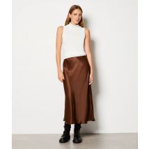 Lange soepel vallende rok - RANA - S - Chocolat - Etam