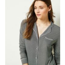 Chemise de nuit à manches longues - Warm Day - XL - Gris - Femme - Etam