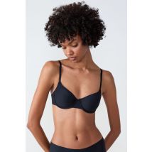 Sujetador sin relleno de microfibra - PURE FIT - 95C - Negro - Mujer - Etam