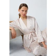 Bata de satén - TIGE - M - Rose givre - Mujer - Etam