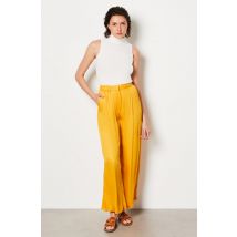 Pantalon fluide - AIZA - 40 - Amarillo - Mujer - Etam