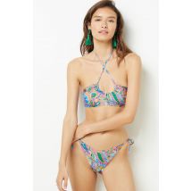 Braguita bikini con lazos - ROSKLIDE - 38 - Azul - Mujer - Etam