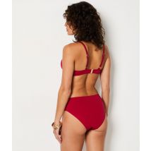 Braguita de bikini de talle alto con detalles joya - BABA - 36 - Grenat - Mujer - Etam