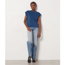 Camiseta de algodón - JOSS - S - Indigo fonce - Mujer - Etam