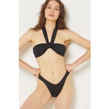 Braguita bikini alta cintura - MOOREA - 38 - Negro - Mujer - Etam