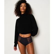 Flujo abundante - braguitas menstruales de talle alto - TILA - 2XL - Negro - Mujer - Etam