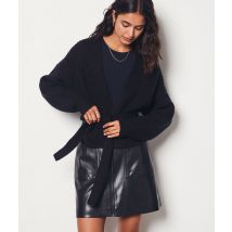 Gilet à nouer - FONCHA - S - Negro - Mujer - Etam