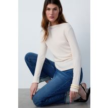 Camiseta manga larga - A DRIA - XS - Beis - Mujer - Etam