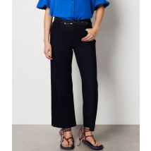 Pantalón vaquero ancho largo 7/8 - DODA - 36 - Delave sombre - Mujer - Etam