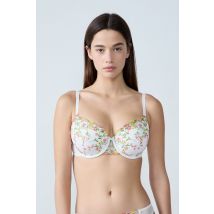 Sujetador no 4 - balconet bordado - GOURMANDISE - 90E - Ecru - Mujer - Etam