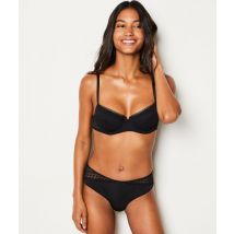 Braguita culotte con detalle de encaje - CRUSH - 34 - Negro - Mujer - Etam