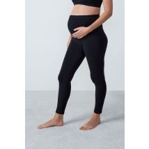 Legginsy ciążowe z wysokim stanem - S - Noir - Etam