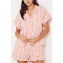 Short de pyjama à rayures - L - Orange - Etam