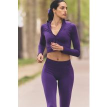 Legging sportowe modelujące - L - Violet - Etam