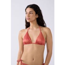 Trójkątna góra od bikini z cekinami - 40 - Orange - Etam