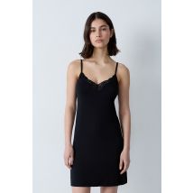 Halka nocna z modalu - XL - Noir - Etam