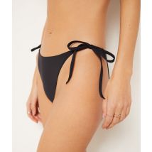 Figi bikini z wiązaniem - 40 - Noir - Etam