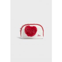 Kosmetyczka w kształcie serca 'love' - TU - Rose givre - Etam