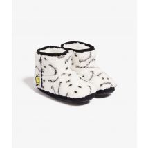 Futrzane kapcie botki smiley originals - 40/41 - Ecru - Etam