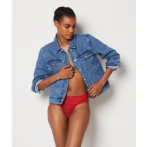 Koronkowe stringi - XS - Rouge - Etam