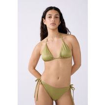 Trójkątna góra od bikini z cekinami - 40 - Anis - Etam