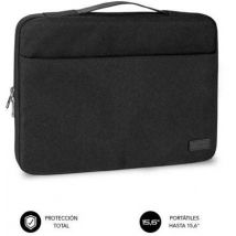 Maletín subblim elegant laptop sleeve para portátiles hasta 15.6"/ negro , Etendencias
