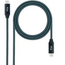 Cable usb 3.2 nanocable 10.01.4302-comb/ usb tipo-c macho - usb tipo-c macho/ 2m/ gris y negro , Etendencias