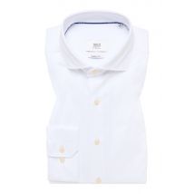 MODERN FIT Jersey Shirt in weiß unifarben