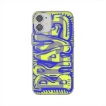 42564 DIESEL COVER IPHONE 12/ 12 PRO Blu/Giallo