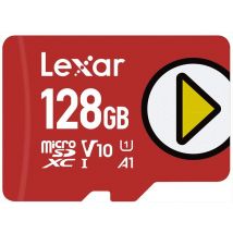 128GB PLAY MICROSDX UHS-I Red