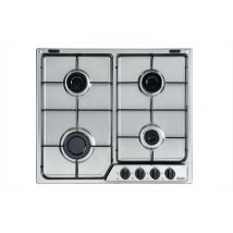 De Longhi - Piano Cottura A Gas Yaf 46 Asv 4 Fuochi 58cm-inox