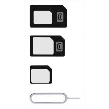 Cellularline - Kit Adattatori Sim-nero
