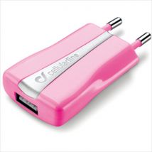Cellularline - Usb Compact Charger Achusbcompactcp-rosa