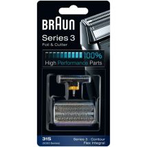 Braun - Testina Di Ricambio Per Rasoio 31s-argento