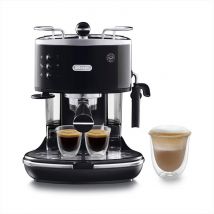 De Longhi - Icona Vintage Eco 311.bk Macchina Da Caffè Manuale-nero