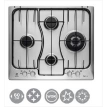 Electrolux - Piano Cottura A Gas Rgg6243lox 4 Fuochi 59,4cm-inox Antimpronta
