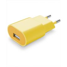 Cellularline - Charger - Caricabatterie Da Rete-giallo