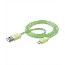 Cellularline - Usb Data Cable - Lightning-verde