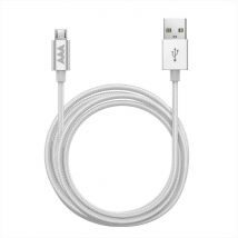 Aaamaze - Micro Usb Cable 2m-silver
