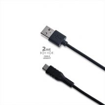 Celly - Usb - Type C Cable 2 Meter-nero/plastica
