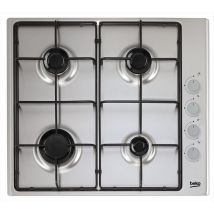 Beko - Piano Cottura A Gas Hzg641c0sx 61cm