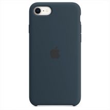 Apple - Custodia Silicone Per iPhone SE-blu Abisso