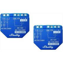 Shelly - Dispositivo Automazione Domestica Plus1 - Two Pac-blu