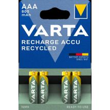 Varta - Aaa Ministilo Recharge Accu Recycled X4 800 Mah